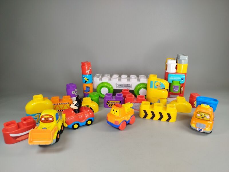 VTech Konstruktionsfahrzeuge Set – Bauklötze & Fahrzeugee Zust | mehrfarbig 1