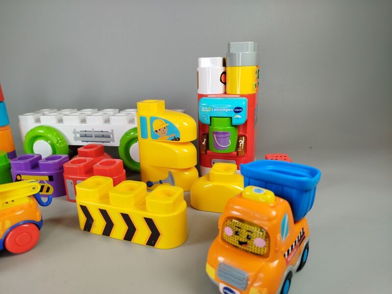 VTech Konstruktionsfahrzeuge Set – Bauklötze & Fahrzeugee Zust | mehrfarbig 2
