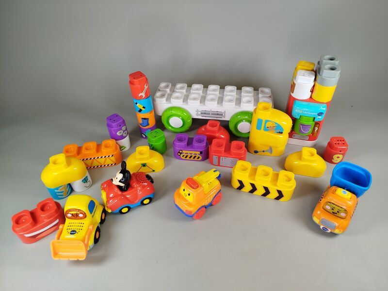 VTech Konstruktionsfahrzeuge Set – Bauklötze & Fahrzeugee Zust | mehrfarbig 3