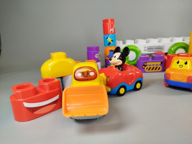 VTech Konstruktionsfahrzeuge Set – Bauklötze & Fahrzeugee Zust | mehrfarbig 5