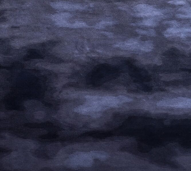 Wall Midnight carpet Large 300 x 240 cm New Zealand wool | blue, image 2 of 4