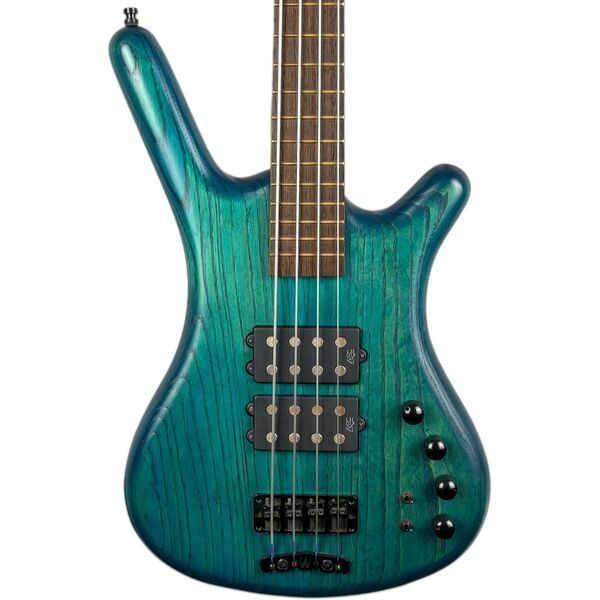 Warwick Corvette $$ Double Buck Bass 2011 - Turquoise Blue Oil Finish | Turquoise Blue Oil Finish, image 1 of 5