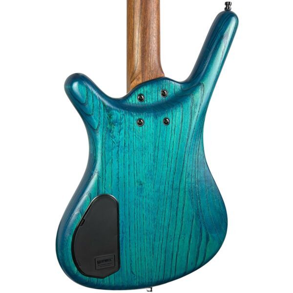 Warwick Corvette $$ Double Buck Bass 2011 - Turquoise Blue Oil Finish | Turquoise Blue Oil Finish, image 5 of 5