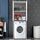 Waschmaschinenschrank white 62.5cm x 181.8cm | white, thumbnail 2 of 4
