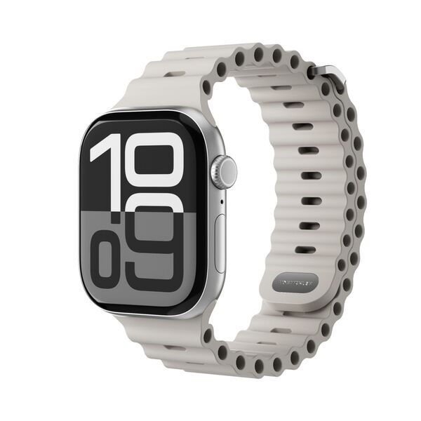Wave Band за Apple Watch - Каишка от рециклиран силикон | Vonmahlen | Apple Watch 40/41/42 | крем, image 1 of 4