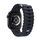 Wave Band pre Apple Watch - Remienok z recyklovaného silikónu | Vonmahlen | Apple Watch 44/45/46/49 | námornícka modrá, thumbnail 3 of 4