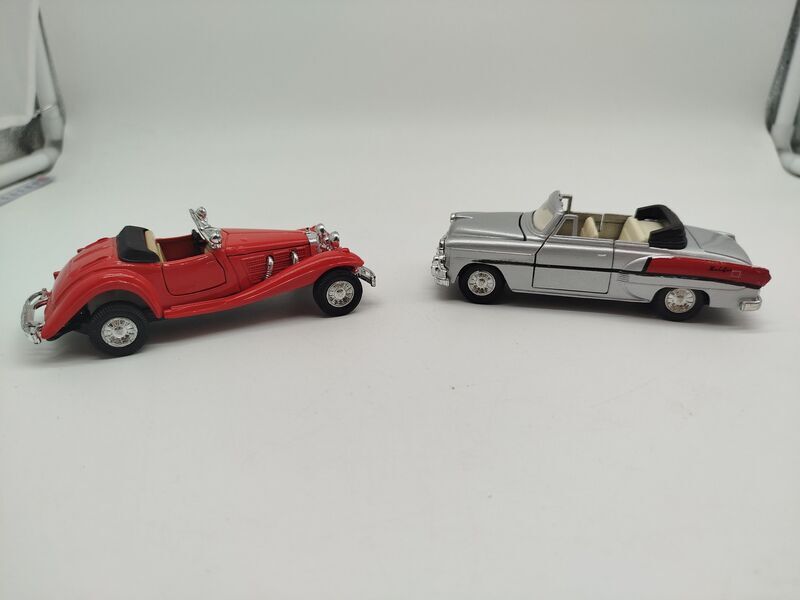WELLY Bundle Mercedes 500K & Chevrolet Bel Air Set von 2 Modellautose | multicolored, image 2 of 3