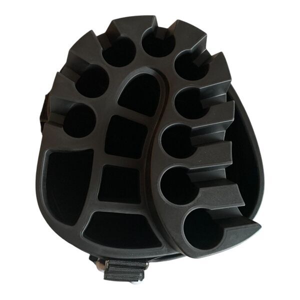 WhatBunkers KIBO Topdivider Golf Bag | schwarz/grau | 4