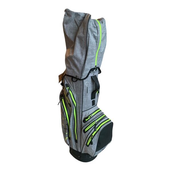 WhatBunkers Zambezi Golf Bag | grau/neon | 14-Way 4