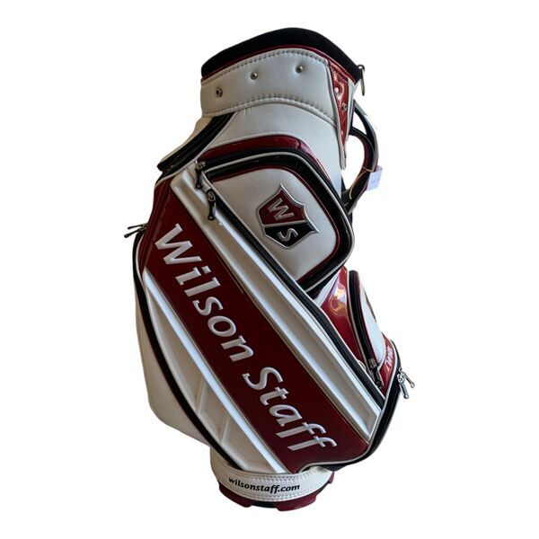 Wilson Staff Bag Golf Bag | rot/weiß | 6-Way 3