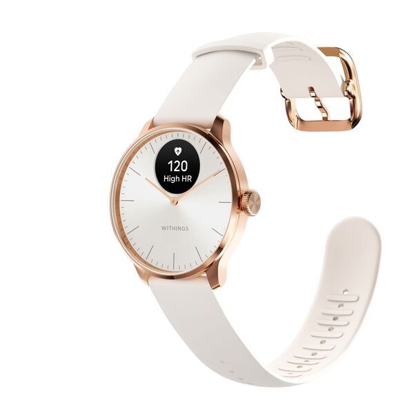 Withings ScanWatch Light 37 mm | бяло/розово злато, image 2 of 3