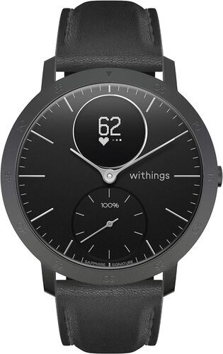 Väldigt bra: Withings Steel HR Sapphire 40 mm | svart | svart | svart