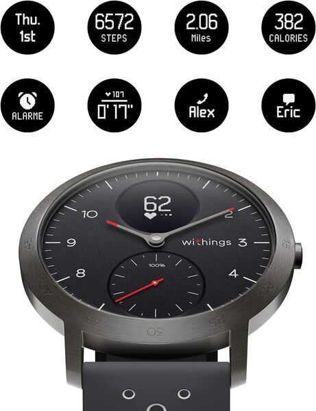Withings Steel HR Sport 40 mm | black | black | black 4