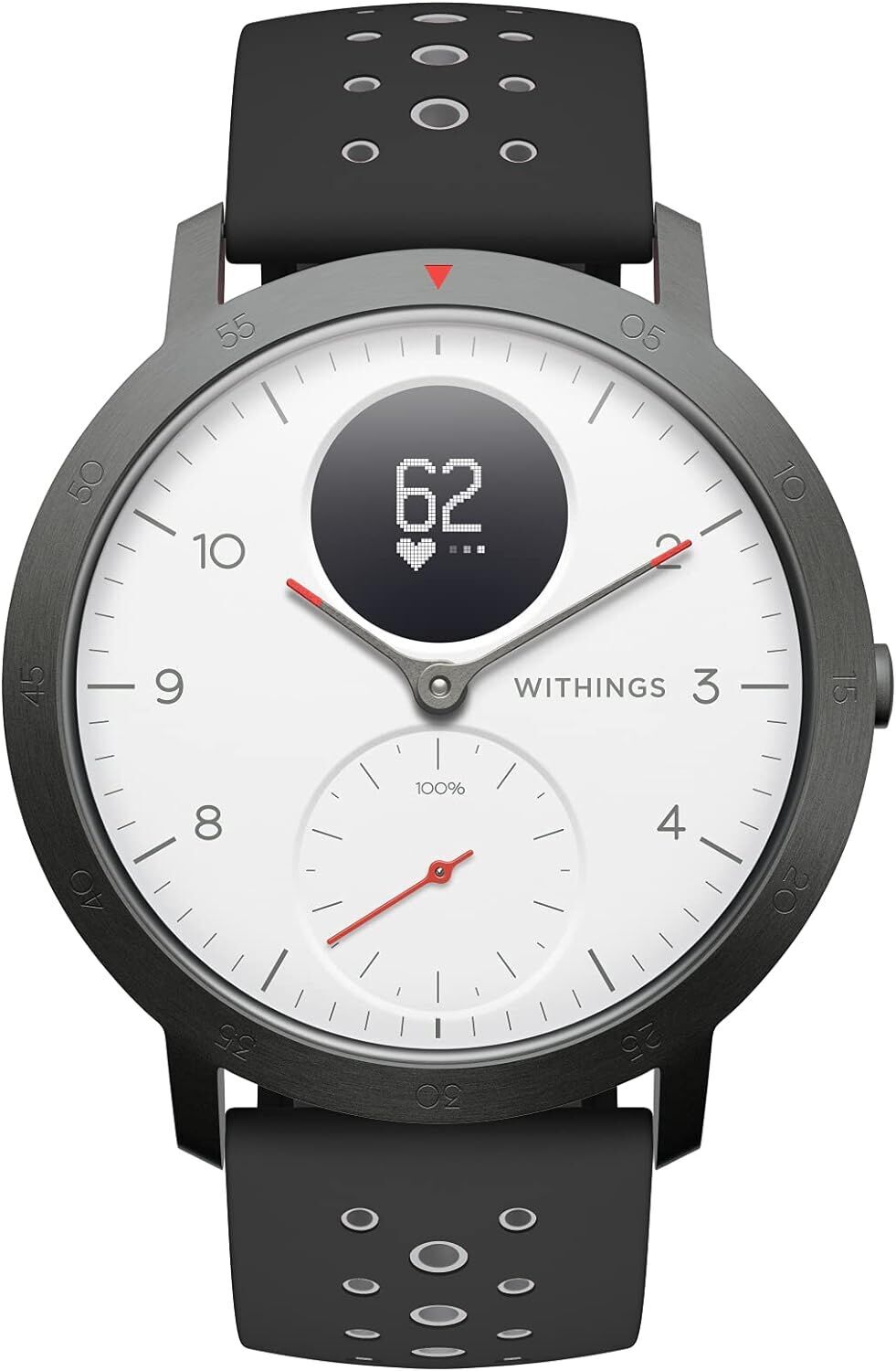 Withings Steel HR Sport 40 mm schwarz schwarz weiß