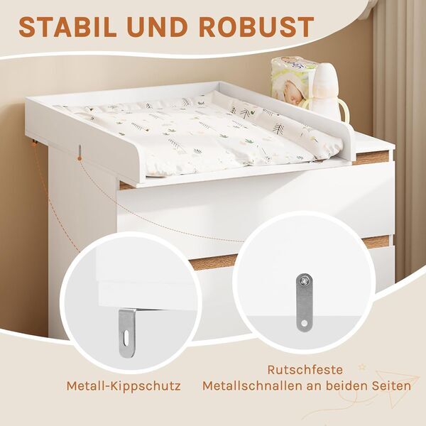 Woltu Wickelaufsatz | white 3