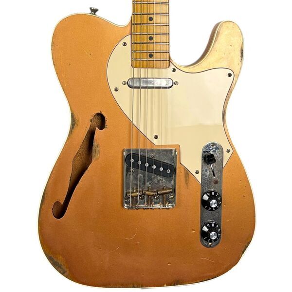 Woodstock Old Boy Tele Thinline - Gold | gold, image 1 of 5
