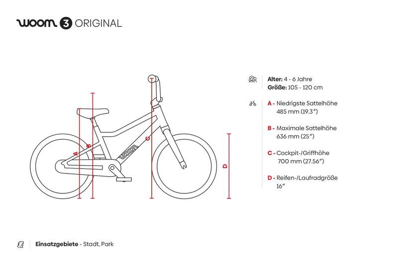 woom ORIGINAL 3 | red 5