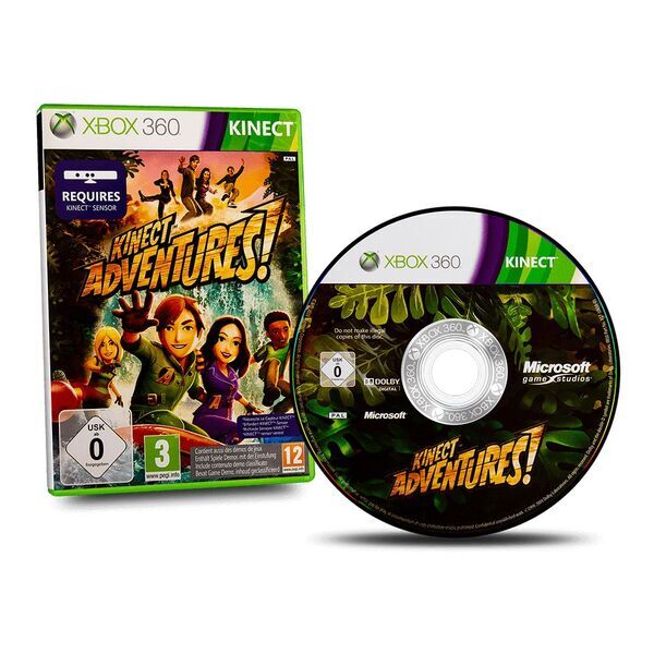 Xbox 360 Slim | inkl. Spiel | glänzend schwarz | 250 GB | Controller | Kinect Sensor | Kinect Adventures (DE Version) 4