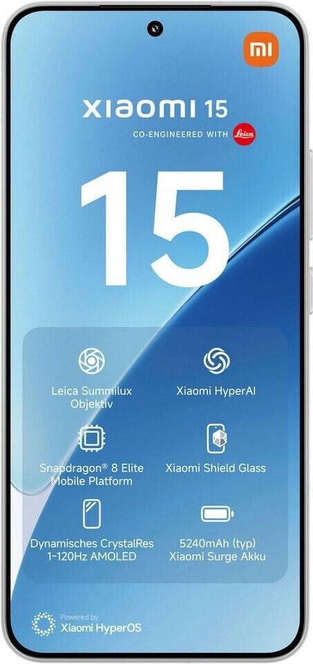 Xiaomi 15 Smartphone - AMOLED 120Hz, Snapdragon 8 Elite, 5G