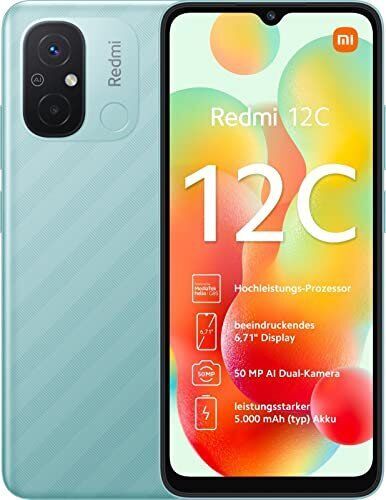 Xiaomi Redmi 12C | 3 GB | 64 GB | Dual-SIM | Mint Green 1