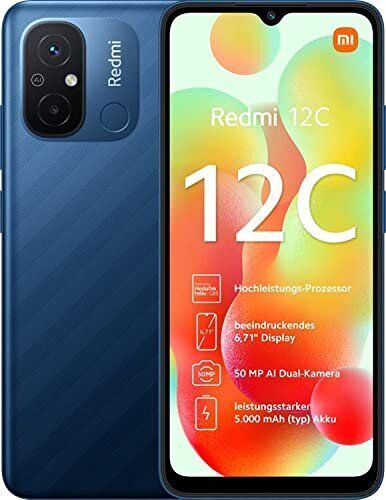 Xiaomi Redmi 12C Smartphone Ocean Blue