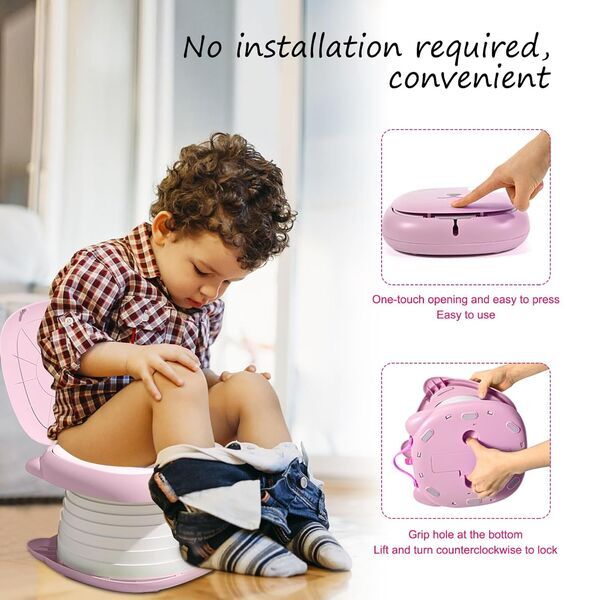 Xinyudaily Toilettensitz for Kinder | pink 3