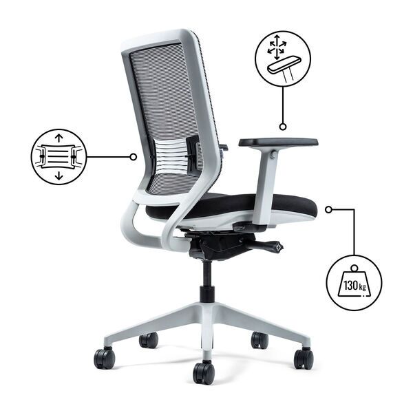 Yaasa Chair Classic - Sedia da ufficio | bianco 3