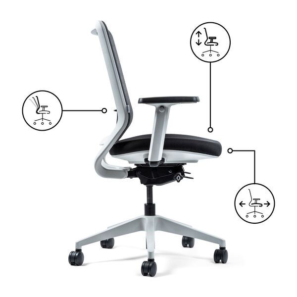 Yaasa Chair Classic - Sedia da ufficio | bianco 4
