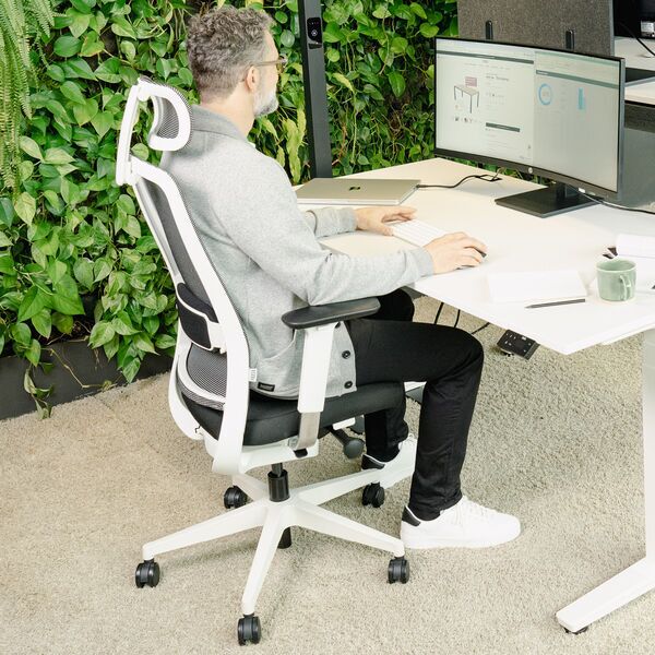 Yaasa Chair Expert - kancelářská židle | bílá 4