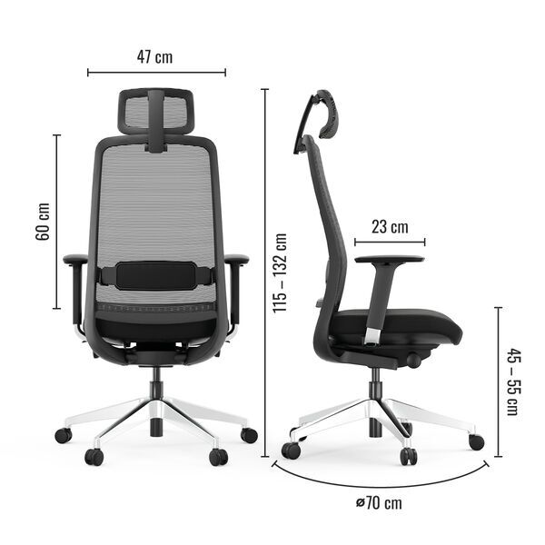 Yaasa Chair Expert - Bürostuhl | schwarz 3