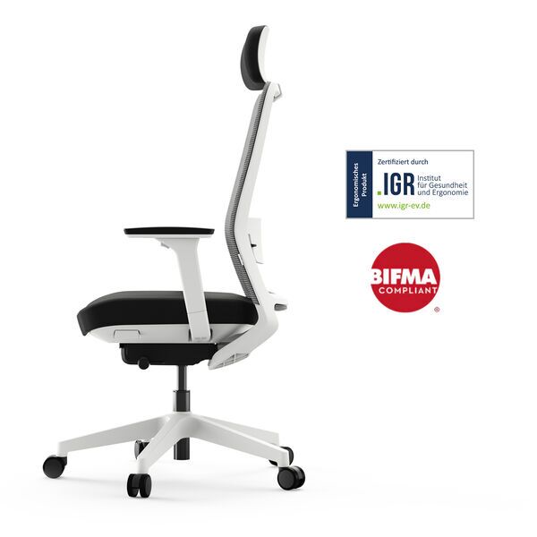 Yaasa Chair Pro - Chaise de bureau | blanc 3