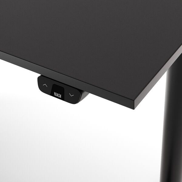 Yaasa Desk Basic S 120 x 70 cm - Mesa de escritório ajustável em altura elétrica | antracite 3