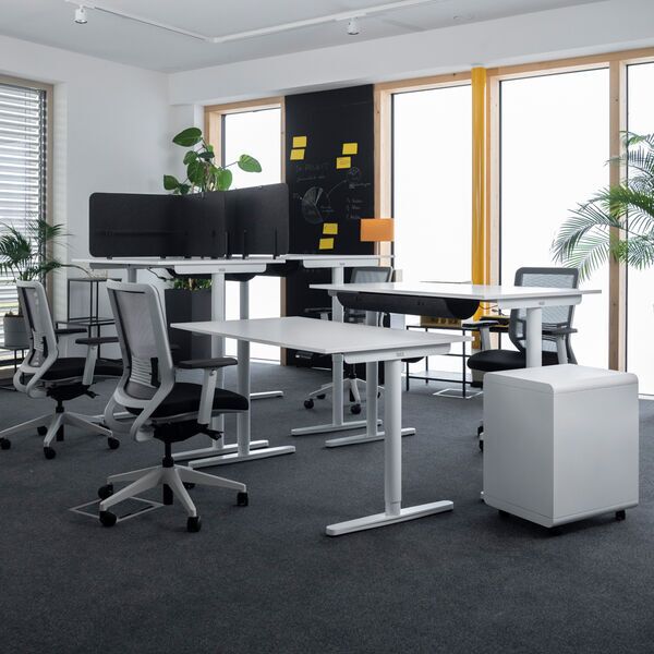 Yaasa Desk Essential 120 x 80 cm - Електрически регулируемо бюро | Бяло 5