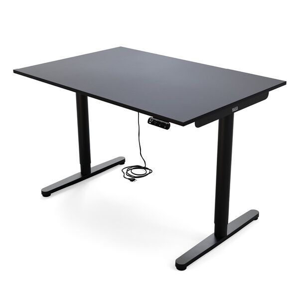 Yaasa Desk Essential 120 x 80 cm - Mesa de escritório ajustável em altura elétrica | antracite