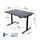 Yaasa Desk Essential 120 x 80 cm - Electrically height-adjustable desk | anthracite thumbnail 3/5