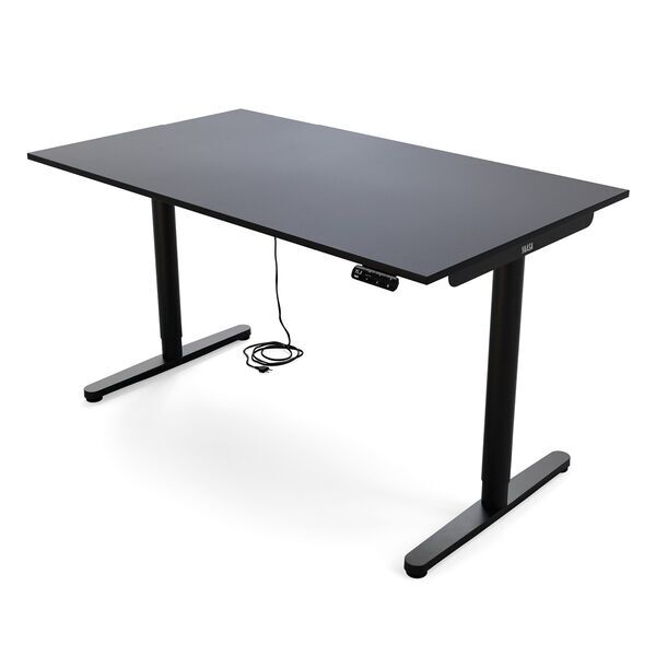 Yaasa Desk Essential 140 x 80 cm - elektricky výškově nastavitelný psací stůl | antracitová 1
