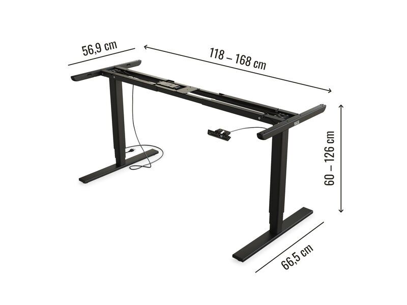 Yaasa Desk Frame - Elektrisch höhenverstellbares Tischgestell | schwarz 4