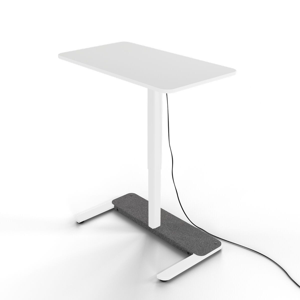 Yaasa Desk One 91 x 51 cm - Elektrisch in hoogte verstelbaar stabureau | gebroken wit