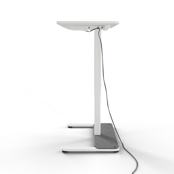 Yaasa Desk One 91 x 51 cm - Elektrisch höhenverstellbares Stehpult | Offwhite 5