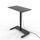 Yaasa Desk One 91 x 51 cm - Electrically height-adjustable standing desk | dark gray/black thumbnail 1/5