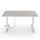 Yaasa Desk Pro 2 140 x 75 cm - Electrically height-adjustable desk | light grey/white thumbnail 1/5