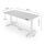 Yaasa Desk Pro 2 160 x 80 cm - Scrivania elettrica regolabile in altezza | grigio chiaro/bianco thumbnail 2/5