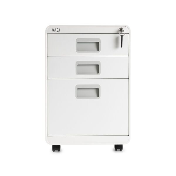 Yaasa File Cabinet - Rullebeholder | hvid