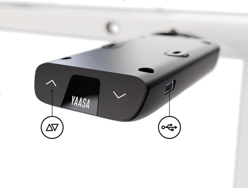 Yaasa Frame Basic S – elektriski augstuma regulējams galda rāmis | balts 2