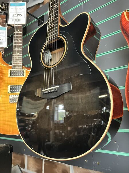 Yamaha CPX1200II Translucent Black 2015 Medium Jumbo Electro-Acoustic | Translucent Black, image 5 of 5