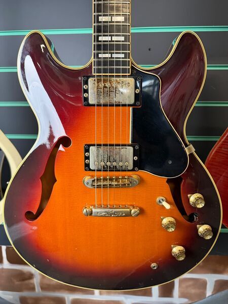 Yamaha SA2000S Sunburst 1979 Semi-Hollow Electric Guitar | sunburst, image 5 of 5