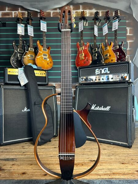 Yamaha Silent Guitar SLG200N 2017 Nylon String Electro Acoustic Guitar | Original, image 1 of 5