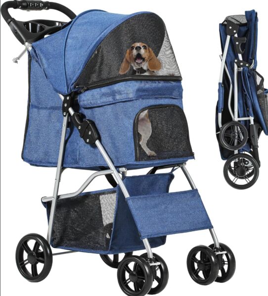 Yitahome dog stroller | grey, image 1 of 1