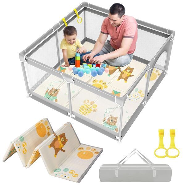 Yumbot Laufgitter | grau 1