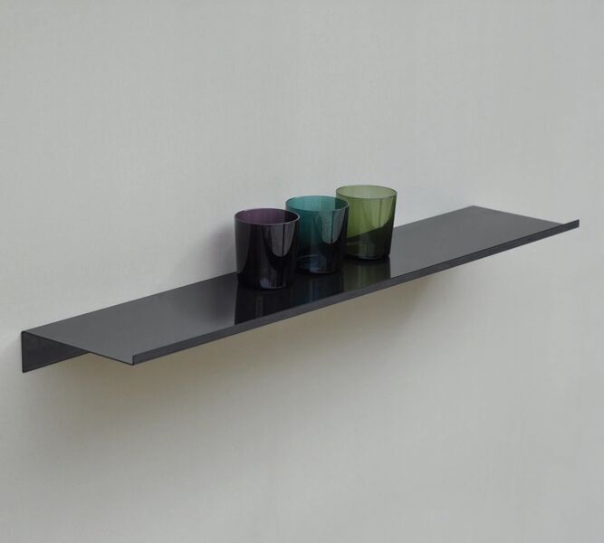 z Large Steel Shelf Powder-Coated black | black, image 2 of 4